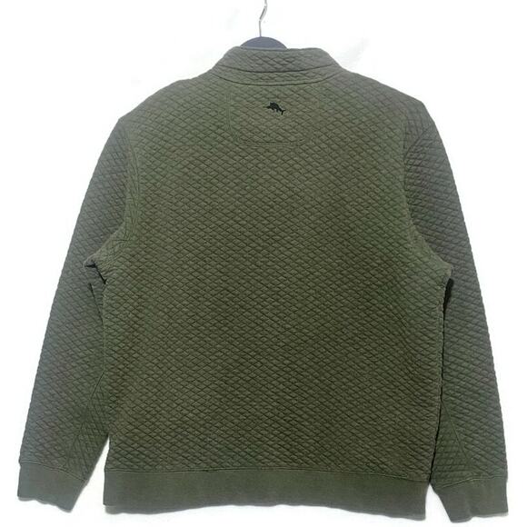 Tommy Bahama Pullover Sweater Men's Large Green Cotton Polyester Blend - Picture 2 of 6